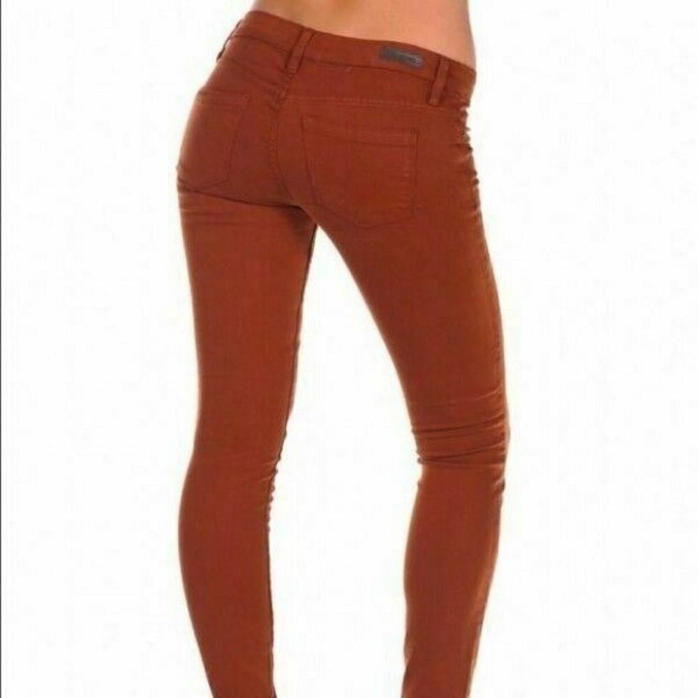 Blank NYC Rust Denim Spray On Super Skinny Jeans - Picture 9 of 14